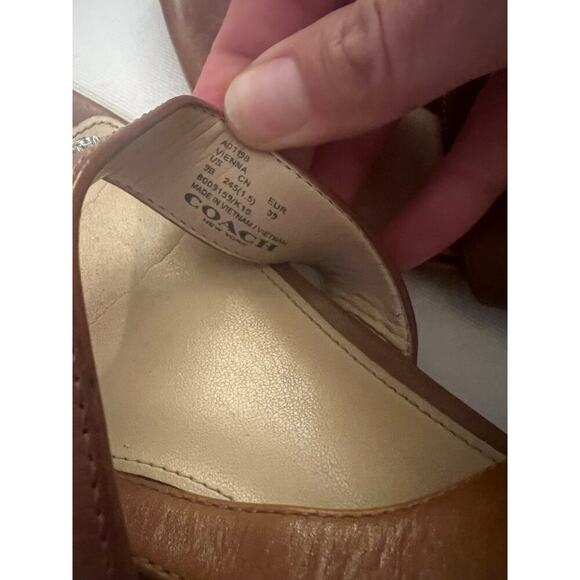 Coach Brown Strap Sandals - Picture 5 of 6